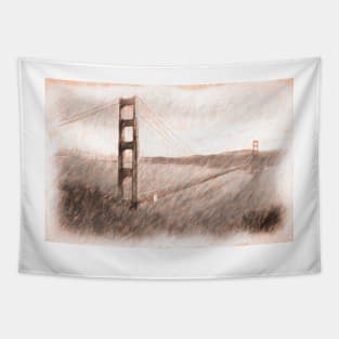 Golden Gate Bridge - Designer T42 x2 Tapestry