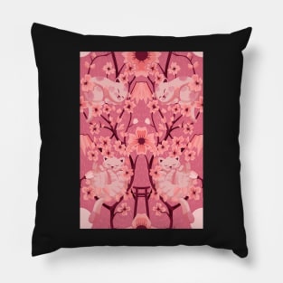 Stuffed Cat pattern Pillow