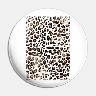 Brown textured leopard print Pin