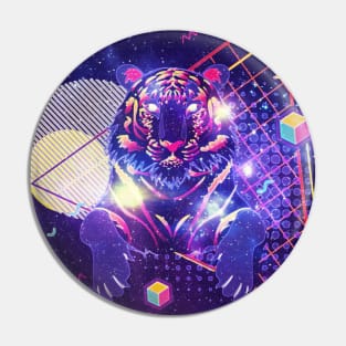 Cosmic purple Tiger Pin