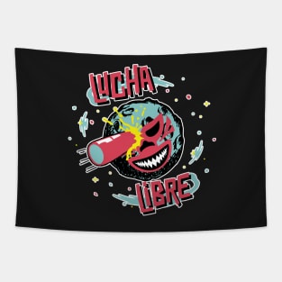 SPACE LUCHADOR Tapestry