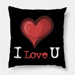 i love my girlfriend Pillow