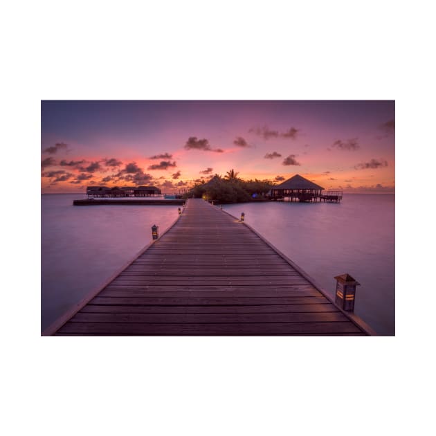 Maldives Sunrise by jswolfphoto