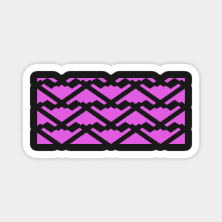 Northrop Grumman B-2 Spirit - Pink & Black Pattern Design Magnet