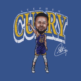 Steph Curry GSW Cartoon T-Shirt