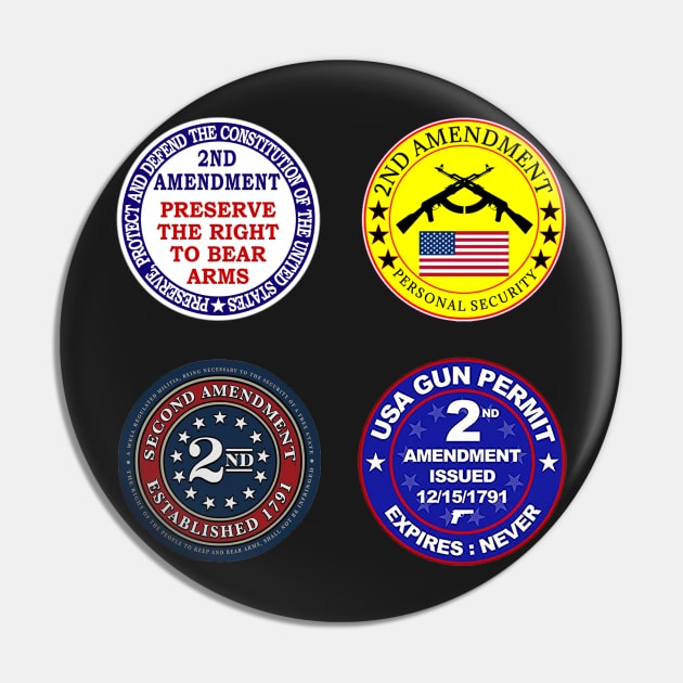 2nd Amendment Stickers Pin by  The best hard hat stickers 