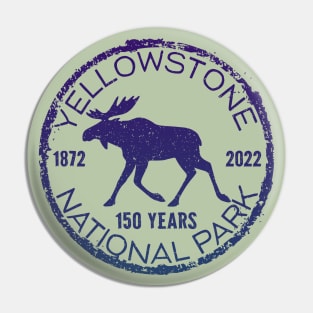 Yellowstone Moose Design for 150 Year Anniversary Pin