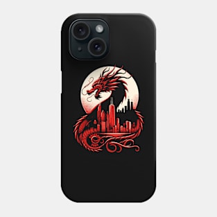 Fiery Chicago Dragon - Lunar New Year 2024 Phone Case