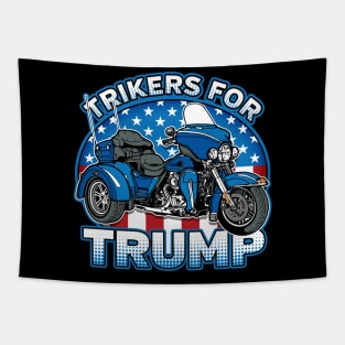 Trike Bikers For Trump Tapestry