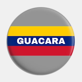 Guacara City in Venezuelan Flag Colors Pin