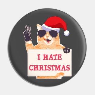 I Hate Christmas Pin