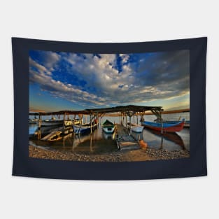 Boat parking Tapestry