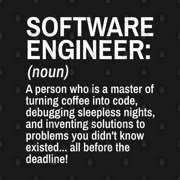 Software Engineer Funny Definition Engineer Definition / Definition of an Engineer by Goodivational