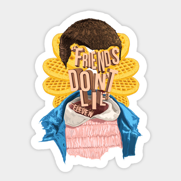 eleven stranger things eleven sticker teepublic