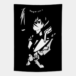 The Misfit of Demon King Academy Cool Silhouette of Anos Voldigoad the Demon King of Tyranny Tapestry