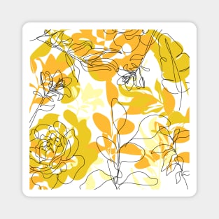 Yellow garden Magnet