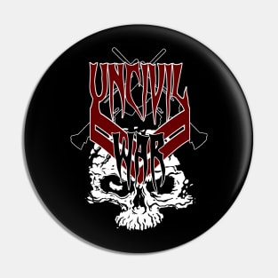 Uncivil War Skull Pin