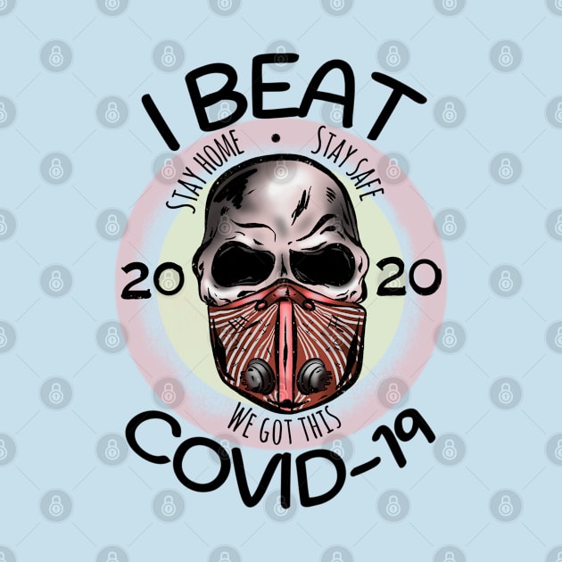 I Beat Covid by Danispolez_illustrations
