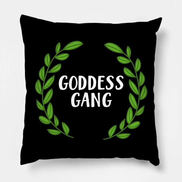 Goddess Gang Pillow by BethTheKilljoy