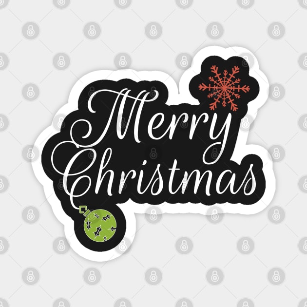 Merry Christmas Merry Christmask Magnet by PlusAdore