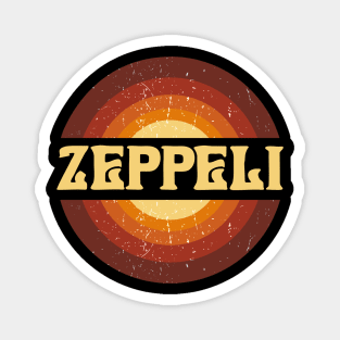 Vintage Proud Name Zeppeli Birthday Gifts Circle Magnet