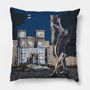 Ishtar Gate and Lamassu Pillow