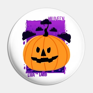 Jack O' Lantern  | Halloween Pumpkin | Lilla The Lamb Pin