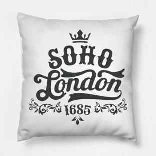 London Soho - London Soho Schriftzug - London Soho Style Pillow