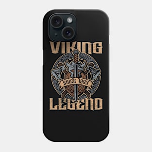 Viking Legend Since 1993 Birthday Norse Helmet Axe Phone Case