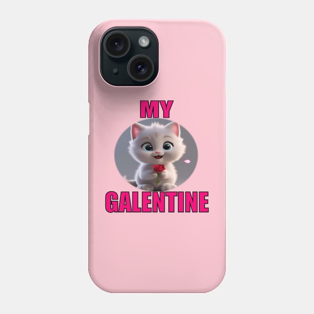 My galentines kitten Phone Case by sailorsam1805