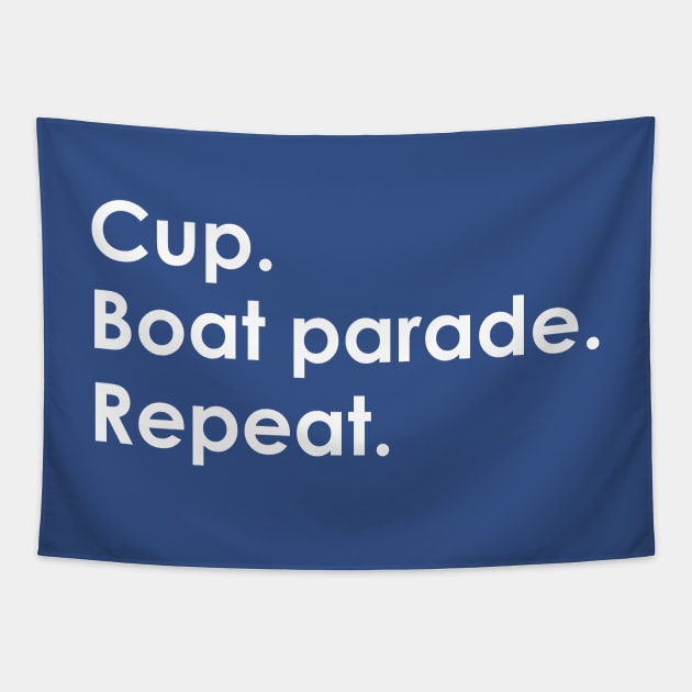 Cup boat parade repeat Tapestry by TheAwesome