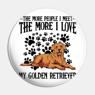 Golden Retriever Pin