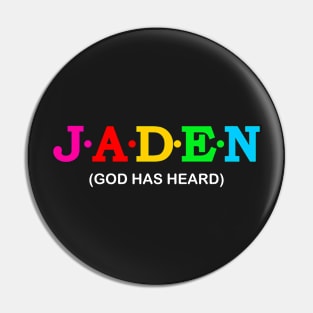 Jaden - God has heard. Pin