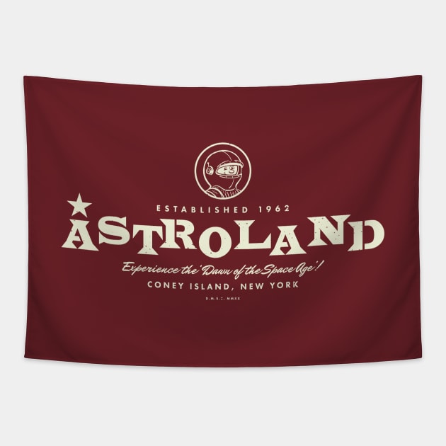 Astroland (Coney Island) - New York Tapestry by deadmansupplyco