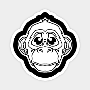 Sad Monkey Magnet