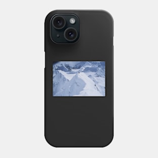 Climbing on Baruntse Phone Case