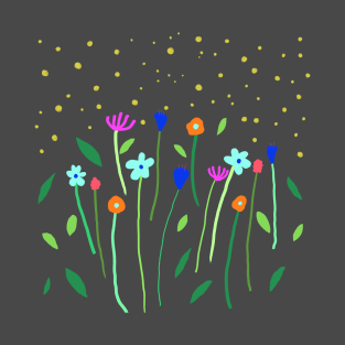 Garden and stars T-Shirt