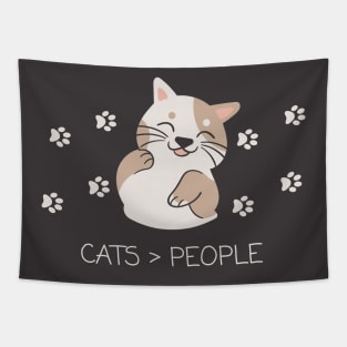 Cats > people Tapestry