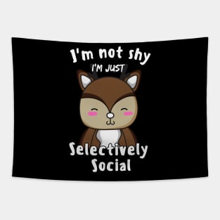 Socially Awkard Funny Selectiveky Social Tapestry
