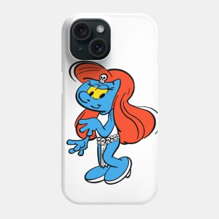 Blue Skinned Shapeshifter Phone Case