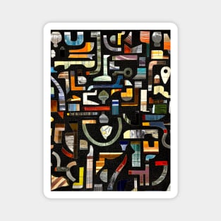 Brooklyn NY Subway Mosaic Art Magnet