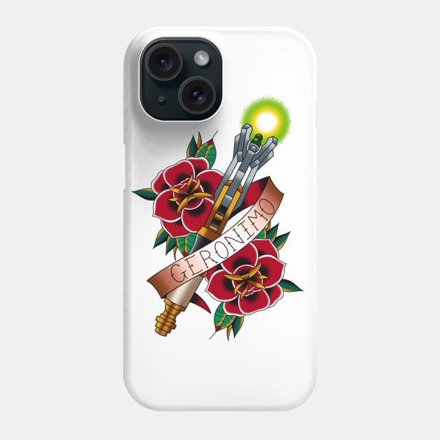 Geronimo Phone Case by b_of_the_dead