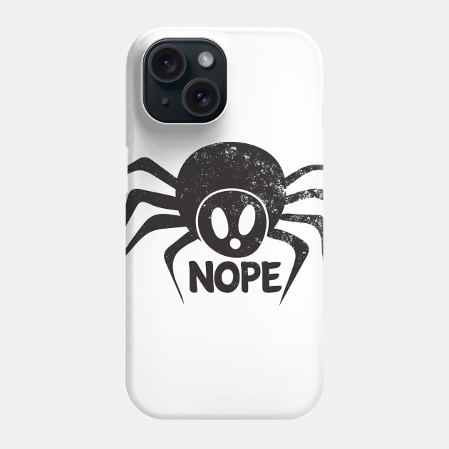 nope Spider Phone Case by Jess Adams