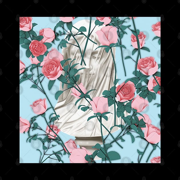 Rose Statue ∆∆∆ Aesthetic Collage Design by CultOfRomance