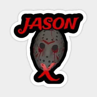 Jason X Logo Magnet