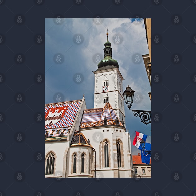 St. Mark's Church, Zagreb, Croatia by vadim19