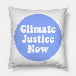 Climate Justice Now Pillow