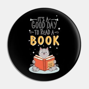 It's a Good day to read a book Pin