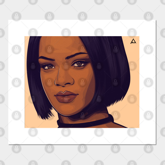 Rihanna Rihanna Poster E Stampa Artistica Teepublic It