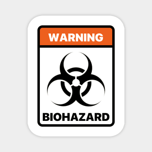 BIOHAZARD Warning Symbol Magnet